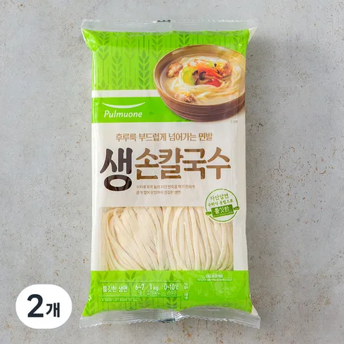 칼국수면생칼국수생면3인분600g